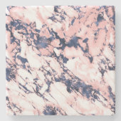 赤面ネイビーマーブル ストーンコースター (正面)