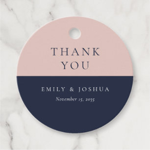 赤面ネイビーモダンル結婚ズ フェイバータグ