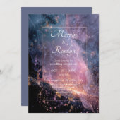 赤面ネブラロマンス結婚式招待状 招待状 (正面/裏面)