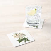 赤面ノワゼッテバラ(ローザノイセッティアナ)バイレドゥテ スクエアペーパーコースター (インサイチュ)