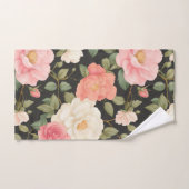 赤面ノワールバラ調和ソフトパステルバラ バスタオルセット (ハンドタオル)