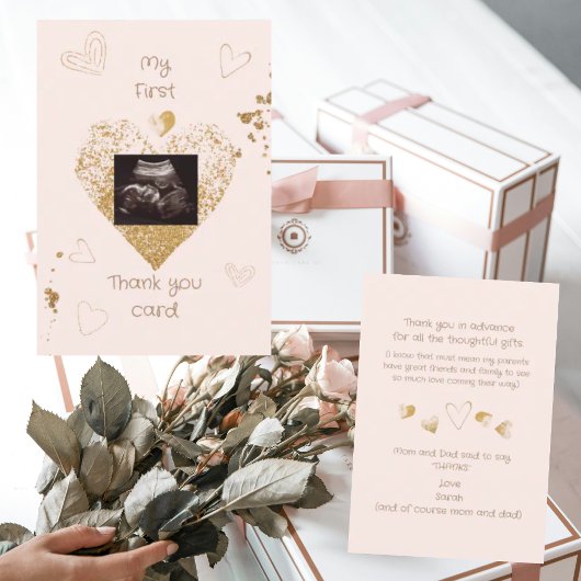 赤面ハートマイ1番目のサンキューカード おもしろい サンキューカード