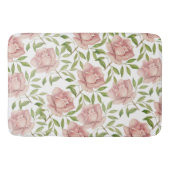 赤面バイオレット水カラーバラ バスマット (正面)