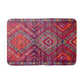 赤面バザール：ピンクモロッコ伝統エレガンス バスマット (正面)