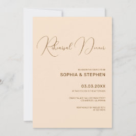 赤面バックグラウンドミニマリズムのリハーサル 招待状