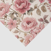 赤面バラガーデンヴィンテージパターン 薄葉紙 (詳細)