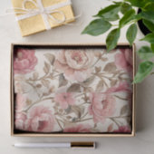 赤面バラガーデンヴィンテージパターン 薄葉紙 (ギフト)