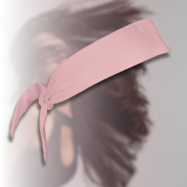 赤面バラピンク無地のカラー |クラシック |エレガント | タイヘッドバンド