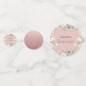 赤面バラフローラウォーターカラーグリッターキンセアニラ コンフェッティ (正面)