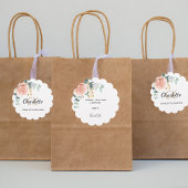 赤面バラフローラユーカリ感謝してい誕生日 フェイバータグ