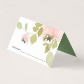 赤面バラフローラ水彩色結婚座席表 (正面)