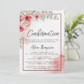 赤面バラフローラ水色確認 招待状 (スタンド正面)