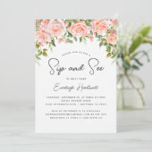 赤面バラフローラ緑の園区とベビーシャワーを参照 招待状 (スタンド正面)