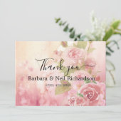 赤面バラボタニッ結婚クサンキュー サンキューカード (スタンド正面)