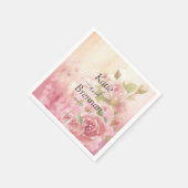 赤面バラボ結婚タニカル スタンダードカクテルナプキン (角)