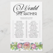 赤面バラ彼女はむしろブライダルシャワーゲーム (正面)