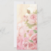 赤面バラ植物学結婚式 プログラム (裏面)