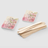 赤面バラ植物学結婚式 プログラム ハンドファン (組立なし)