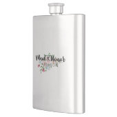 赤面バラ水結婚色のメイド・オブ・オーナー（花嫁付き添い人） フラスク (左)