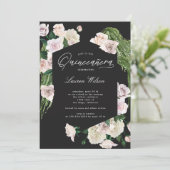 赤面バラ熱帯フローラキンセアニェラ招待状 招待状 (スタンド正面)