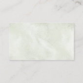 赤面バラ結婚のオンラインRSVPカード 名刺 (裏面)