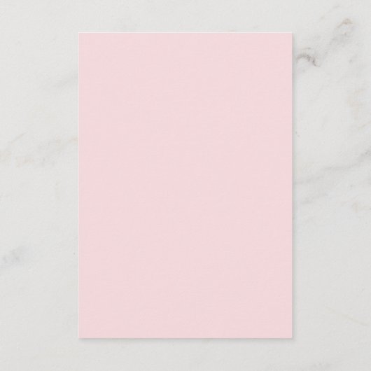 赤面バラ結婚の詳細カード エンクロージャーカード (裏面)