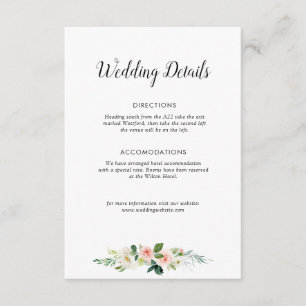 赤面バラ結婚の詳細カード エンクロージャーカード