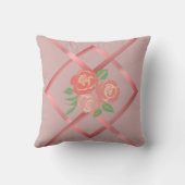 赤面バラ装飾用クッション クッション (裏面)