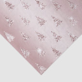 赤面バラ金ゴールドグリッタークリスマスツリー 薄葉紙 (詳細)