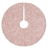 赤面バラ金ゴールドグリッターグラム ブラッシュドポリエステルツリースカート (正面)