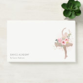 赤面バラ金ゴールドフローラダンサーアカデミーのロゴ ポストイット (オフィス)