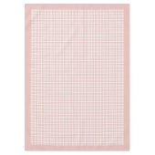 赤面バラ金ゴールドプレイドテーブルクロスの集会 テーブルクロス (正面)