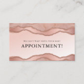 赤面バラ金ゴールドマーブルゲート美しいアポイントメント 名刺 (正面)