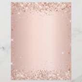 赤面バラ金ゴールドレシピクックブックページの挿入 (正面)