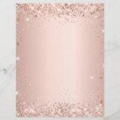 赤面バラ金ゴールドレシピクックブックページの挿入 (裏面)