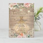 赤面バラ,ティアラ,ライト,ドレスウッドキンセアニラ 招待状 (スタンド正面)