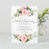 赤面バラ&プアニスブライダルルンチョン 招待状 (スタンド正面)