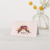 赤面バラ プレイスカード (裏面)