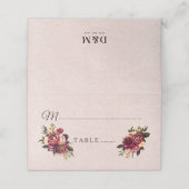 赤面バラ プレイスカード (外部開封)