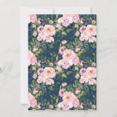 赤面バラ&ペニーレースの確認 招待状 (裏面)