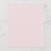 赤面バラ | 80th予算誕生日招待状 (裏面)