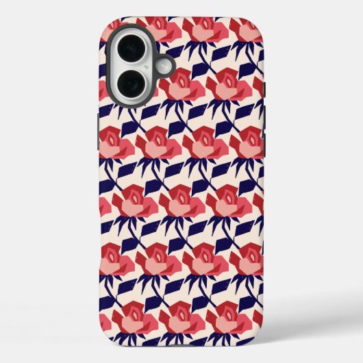 赤面バラ Case-Mate iPhoneケース (裏面)