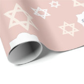 赤面バルミツワーモダンアートスターオブデイビッド ラッピングペーパー (ロールコーナー)