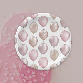 赤面バルーン誕生日 ペーパープレート