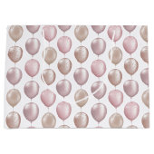 赤面バルーン誕生日 ラージペーパーバッグ (正面)