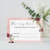 赤面バーガンディーピンクフローラキスカード数 エンクロージャーカード (スタンド正面)