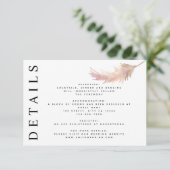 赤面パンパスグラスモミ結婚ナリスト詳細 出欠カード (スタンド正面)