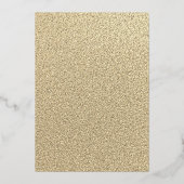 赤面パープルマスカレードパーティードレスキンセアニェラ 箔招待状 (裏面)