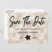 赤面パールスイート16セーブザデート ポストカード (正面/裏面)