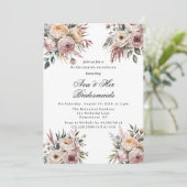 赤面ピエレガントンクフローラブリデスメイドランチョン 招待状 (スタンド正面)